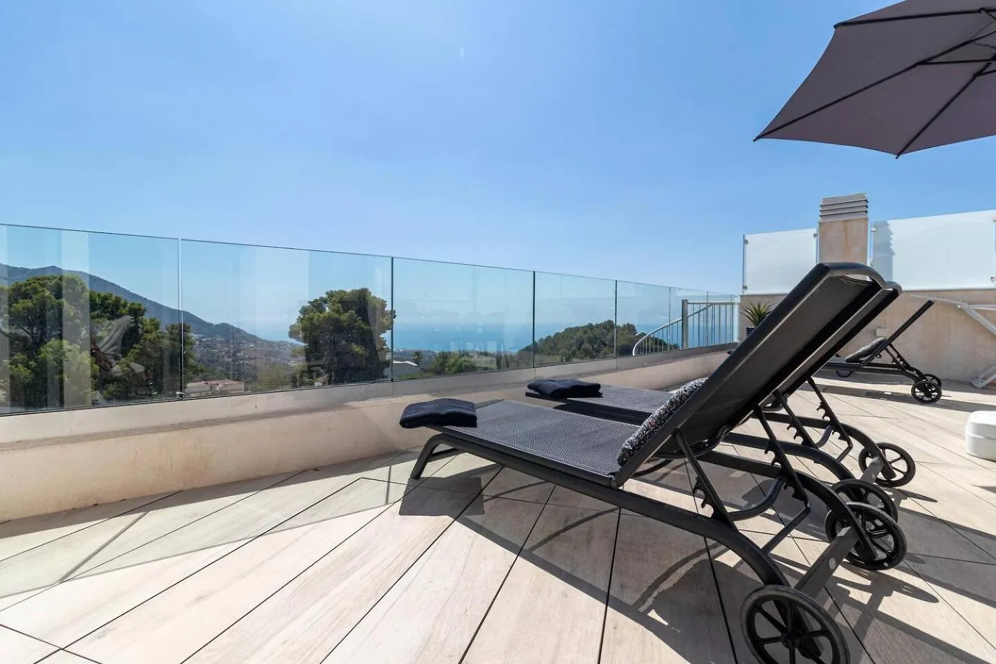 Seaview 3-Bed Flat With 2 Terraces Mijas Pueblo Apartment